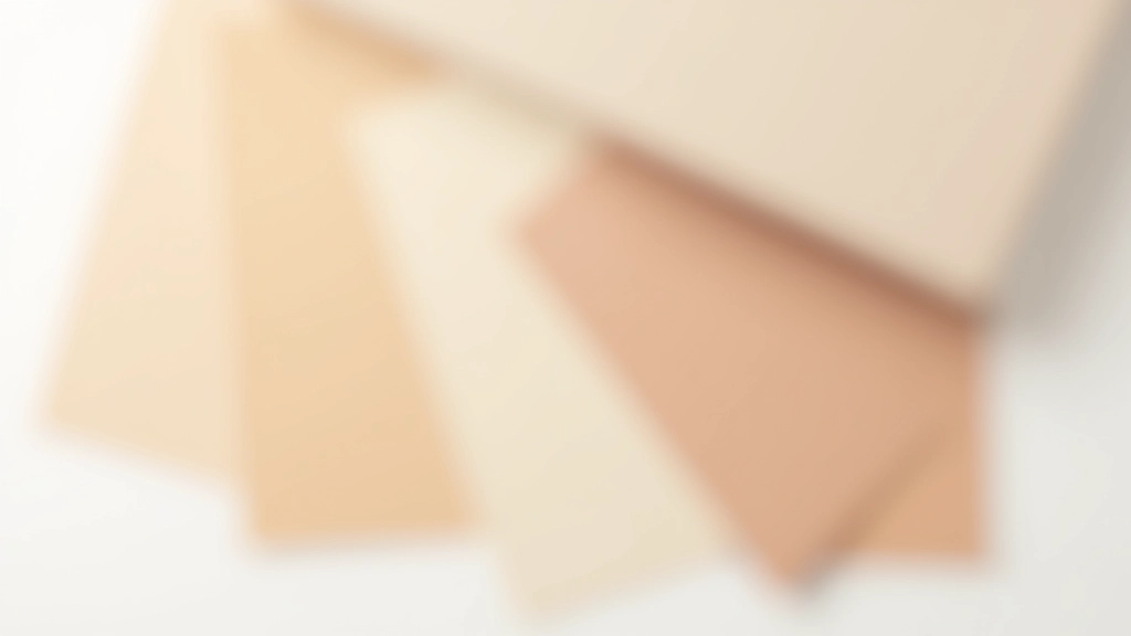 Muestra de colores premium para pintura de interior en tonos elegantes y sofisticados