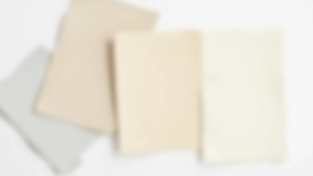 Muestras de pintura en tonos beige, gris y blanco para interiores de lujo